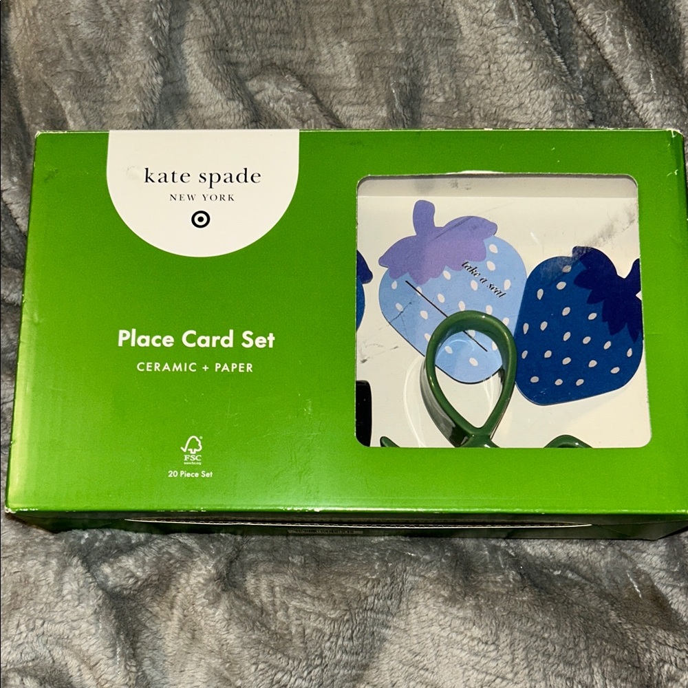 Kate Spade x Target Place Card Set Ceramic & Paper 20 piece Set. Some Box Damage